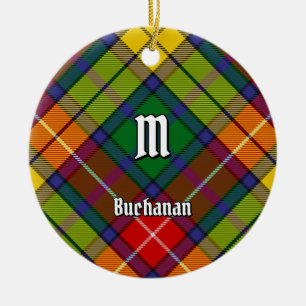 Décoration En Céramique Clan Buchanan Tartan