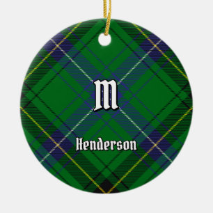 Décoration En Céramique Clan Henderson Tartan