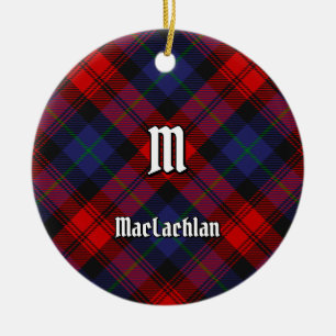 Décoration En Céramique Clan MacLachlan Tartan