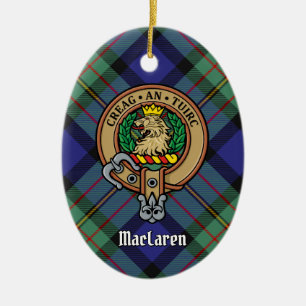 Décoration En Céramique Clan MacLaren Crest