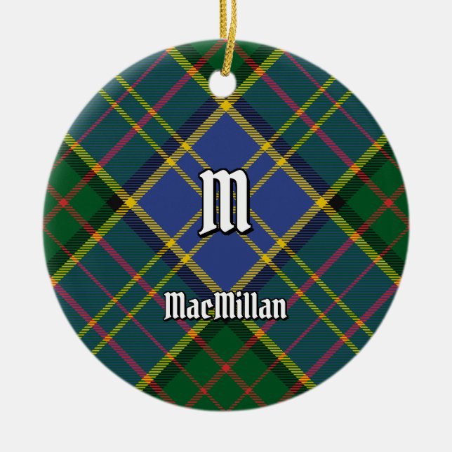 Décoration En Céramique Clan MacMillan Chasse Tartan (Devant)