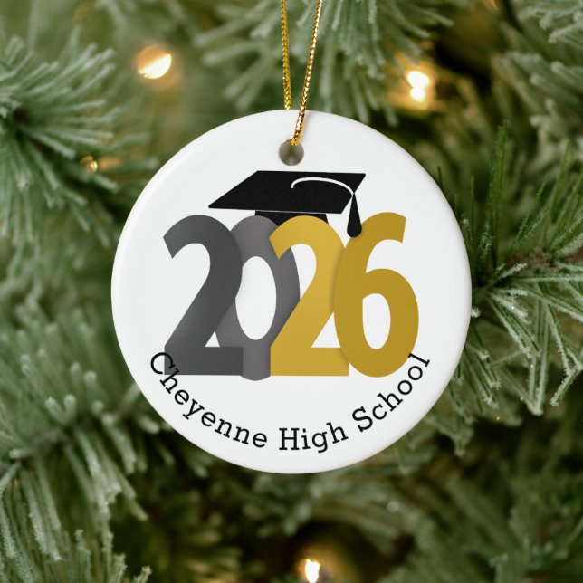 Décoration En Céramique Classe Gold Grey de 2026 (Arbre)
