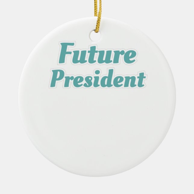 Décoration En Céramique Classe Président Cadeau étudiant Futur cadeau prés (Devant)