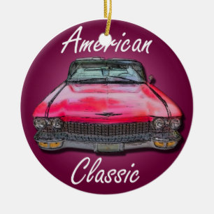 Décoration En Céramique Classique américain Cadillac 1960