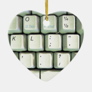 Décoration En Céramique Clavier de machine à écrire