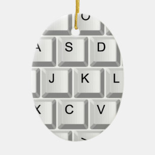 Décoration En Céramique Clavier d'ordinateur
