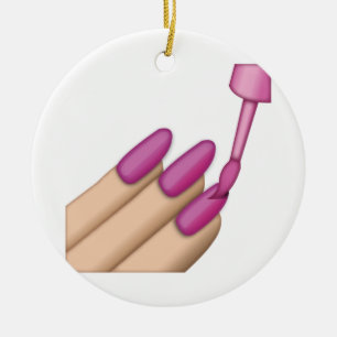 Décoration En Céramique Clou rose polonais - Emoji