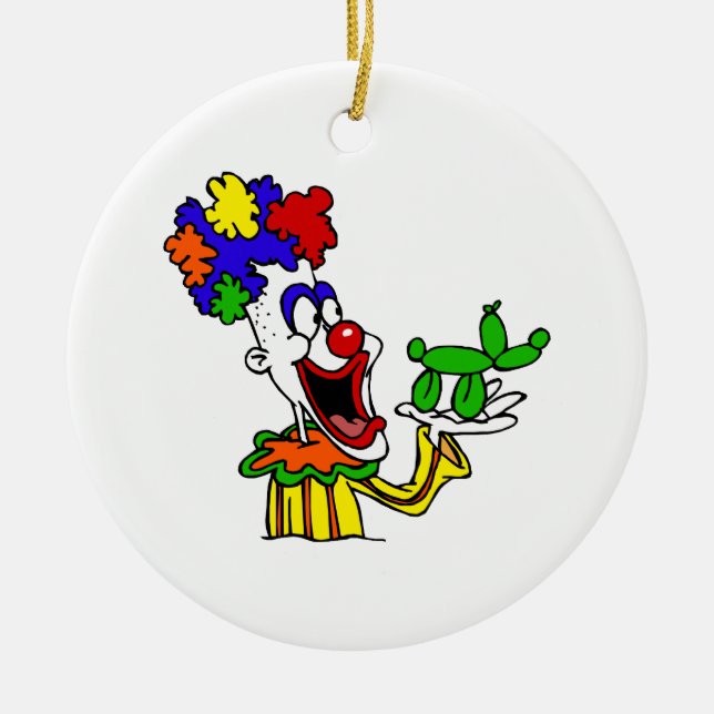 Décoration En Céramique Clown d'animal de ballon (Devant)