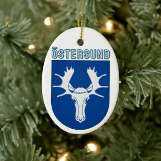 Décoration En Céramique Coat of arms of Östersund - Sweden