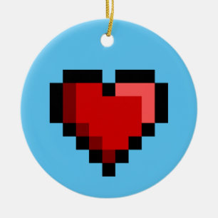 Décoration En Céramique Coeur d'amour