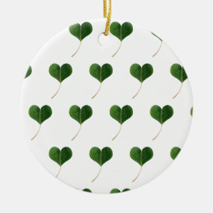 Décoration En Céramique Coeur feuille