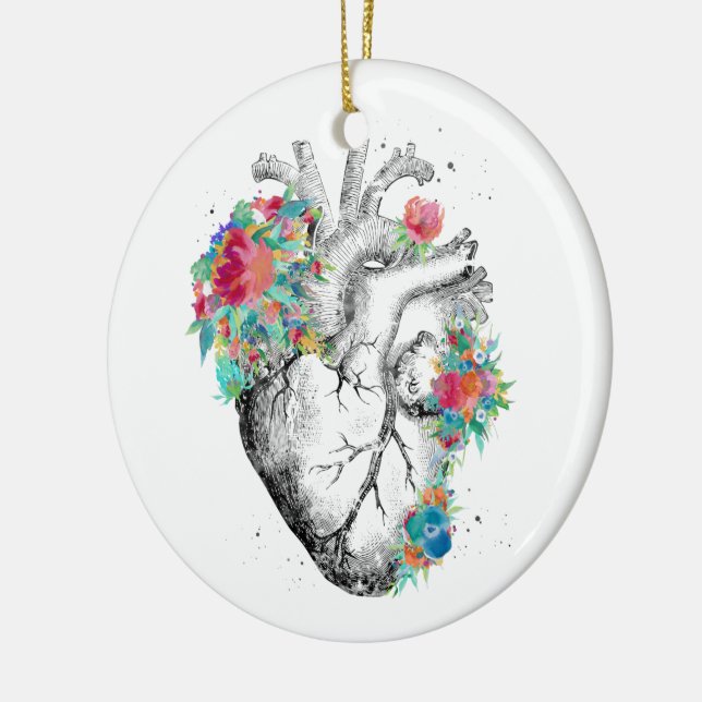 Décoration En Céramique Coeur humain (Gauche)