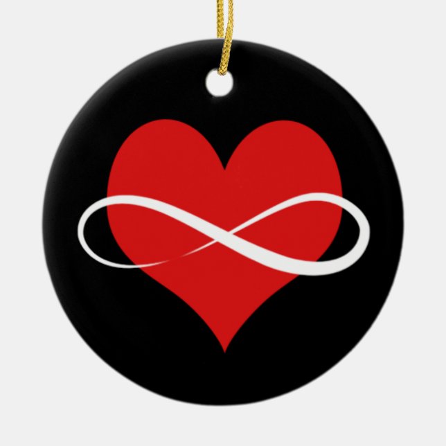 Décoration En Céramique Coeur infini (Devant)