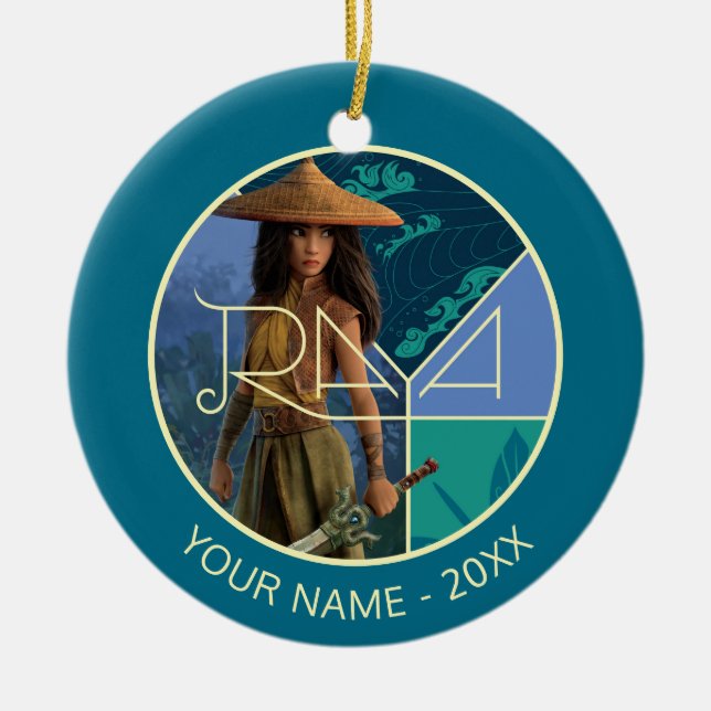 Décoration En Céramique Collage segmenté Raya (Devant)