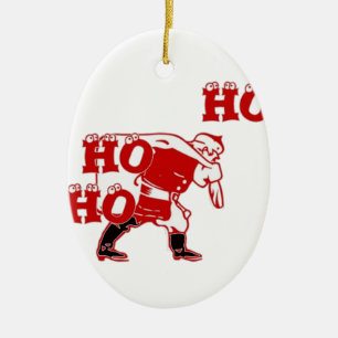Décoration En Céramique Collection Père Noël Ho Ho Ho Ho