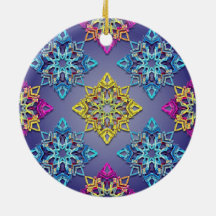 Colorburst Snowflakes — Modern Christmas Design