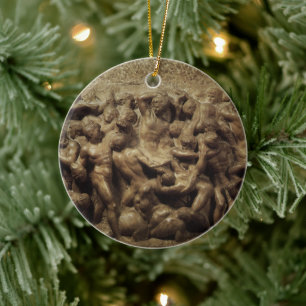 Décoration En Céramique Combat des Lapithes et des Centaures de Michel-Ang