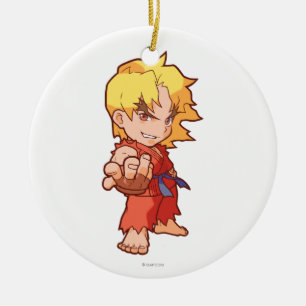 Décoration En Céramique Combattant Ken 2 de poche