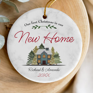 Décoration En Céramique Commencez le Noël dans notre nouvelle maison arbre