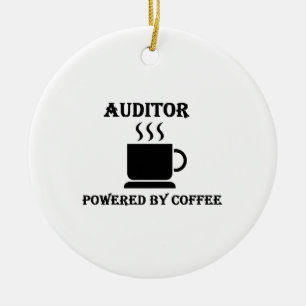 Décoration En Céramique "Commissaire aux comptes" actionné par le café