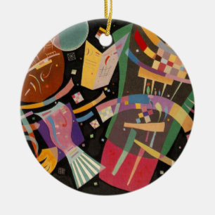 Décoration En Céramique Composition Kandinsky 10 Peinture Abstraite