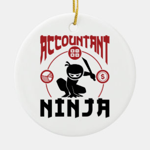 Décoration En Céramique Comptable Ninja Comptabilité CPA