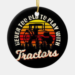 Décoration En Céramique Conception Agricole À L'Arrière De Vêtements Ag