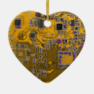 Décoration En Céramique Conception de carte de circuit imprimé PCB Orange