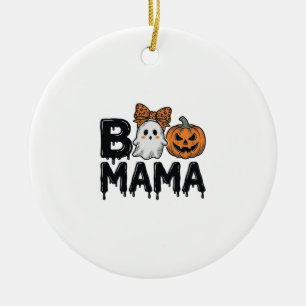 Décoration En Céramique Conception de chemise de maman fantôme Halloween c