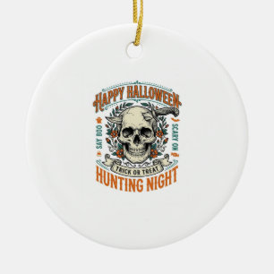 Décoration En Céramique Conception de chemise vintage Halloween crâne Tric