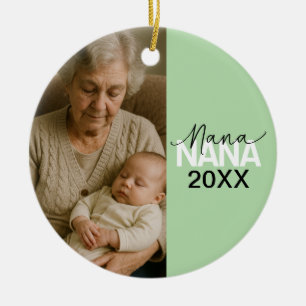 Décoration En Céramique Conception de Nana mignonne pour grand-mère Cade