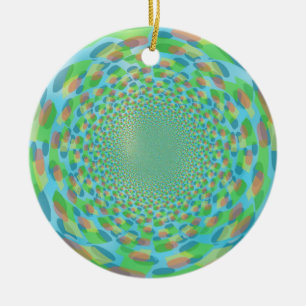 Décoration En Céramique Conception multicolore en retrait