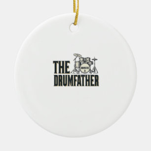 Décoration En Céramique Conception vectorielle de citation de batteur Drum