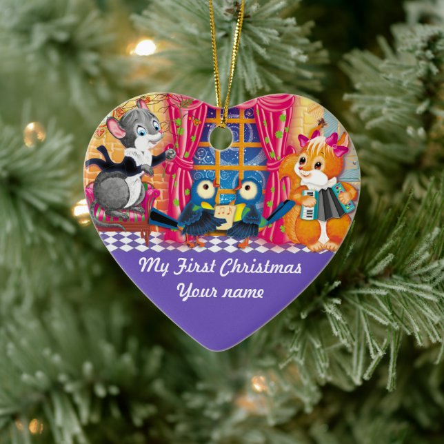 Décoration En Céramique concert Young Animal (Arbre)