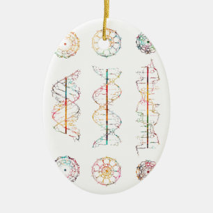 Décoration En Céramique Conformation de l'hélice ADN