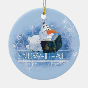 Décoration En Céramique Congelé 2 : Olaf   La neige