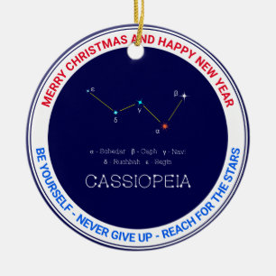 Décoration En Céramique Constellation de l'hémisphère Nord Cassioipeia