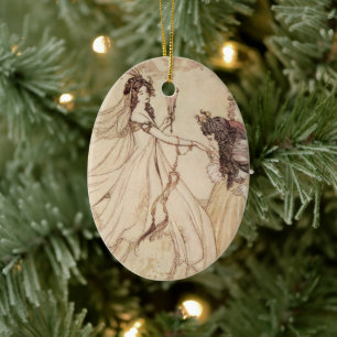 Décoration En Céramique Contes de fées vintage, Cendrillon par Arthur Rack