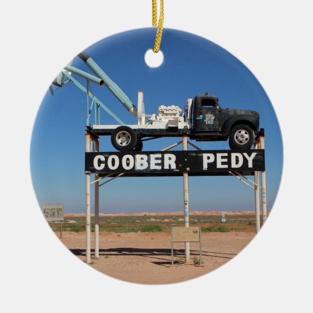 Décoration En Céramique Coobre personnalisable Pedy Outback Souvenir (Devant)