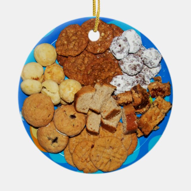 Décoration En Céramique Cookies de Noël (Devant)