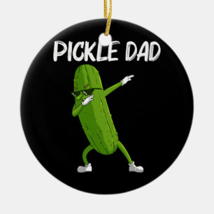 Décoration En Céramique Cool Pickle Cadeau Pour Papa Père Big Dill Concom