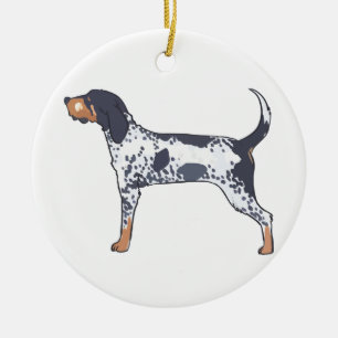 Décoration En Céramique Coonhound de Bluetick