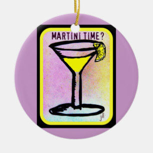 DÉCORATION EN CÉRAMIQUE COPIE DE BAISSE DE CITRON DE TEMPS DE MARTINI