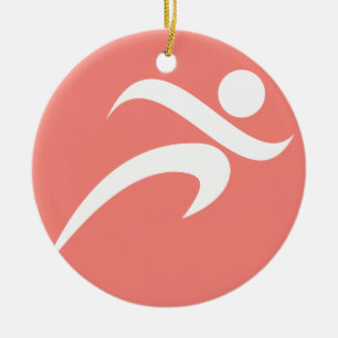 Décoration En Céramique Coral rose courant