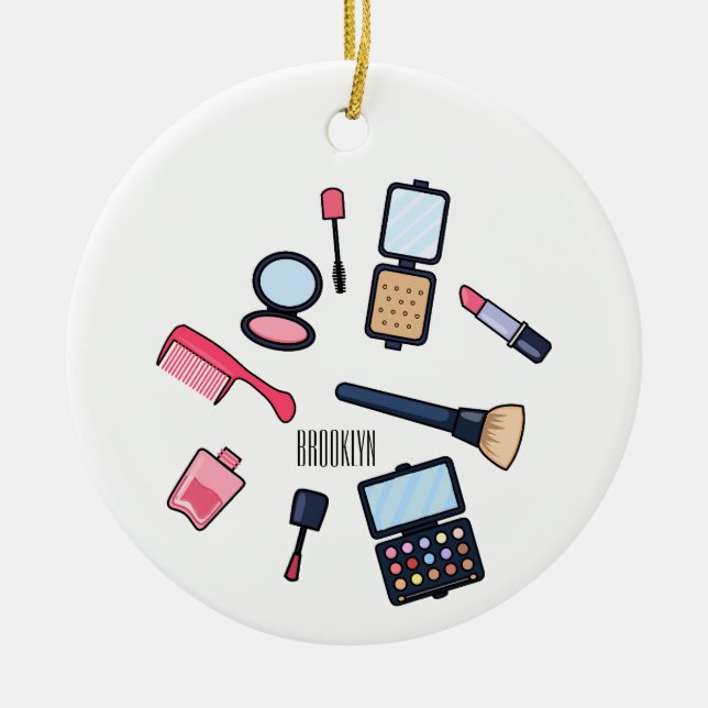 Décoration En Céramique Cosmétique / maquillage illustration (Devant)