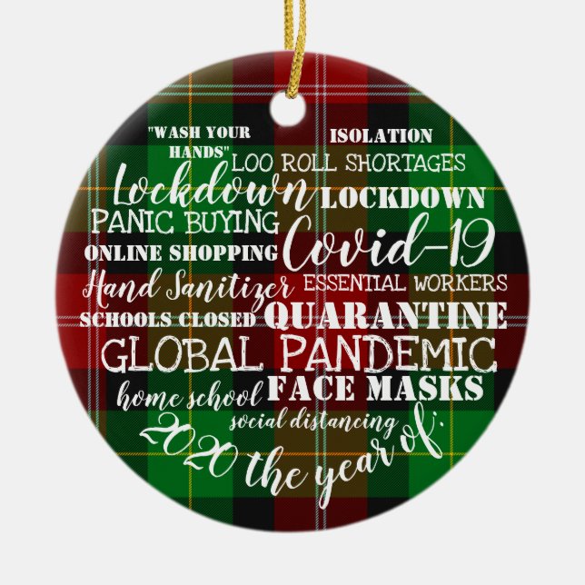 Décoration En Céramique covid19 (Devant)