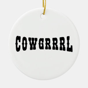 DÉCORATION EN CÉRAMIQUE COWGRRRL