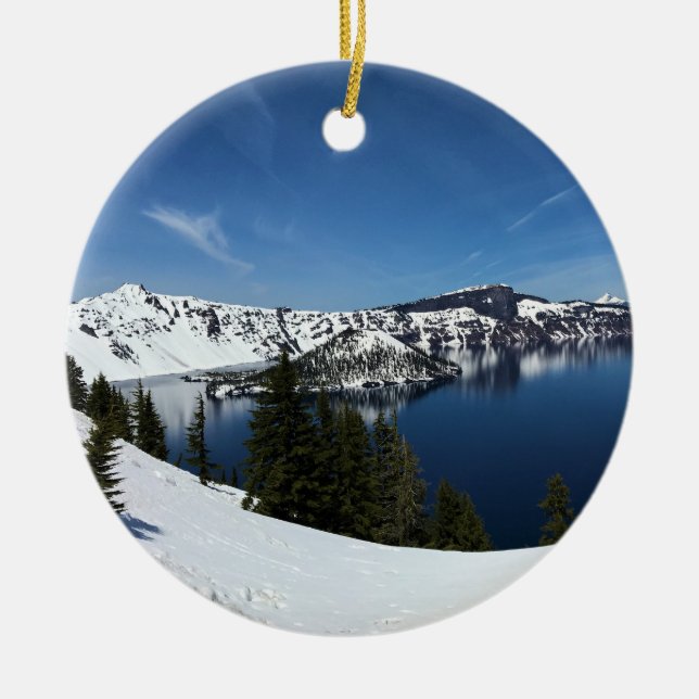 Décoration En Céramique Crater Lake, Oregon (Devant)