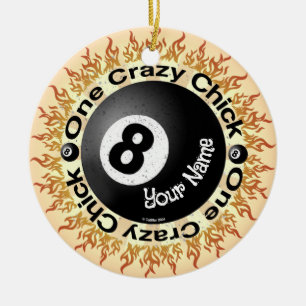 Décoration En Céramique Crazy Chick Eightball 