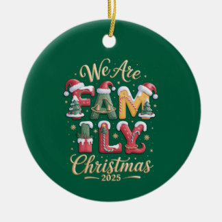 Décoration En Céramique Créatif et amusant Noël en famille